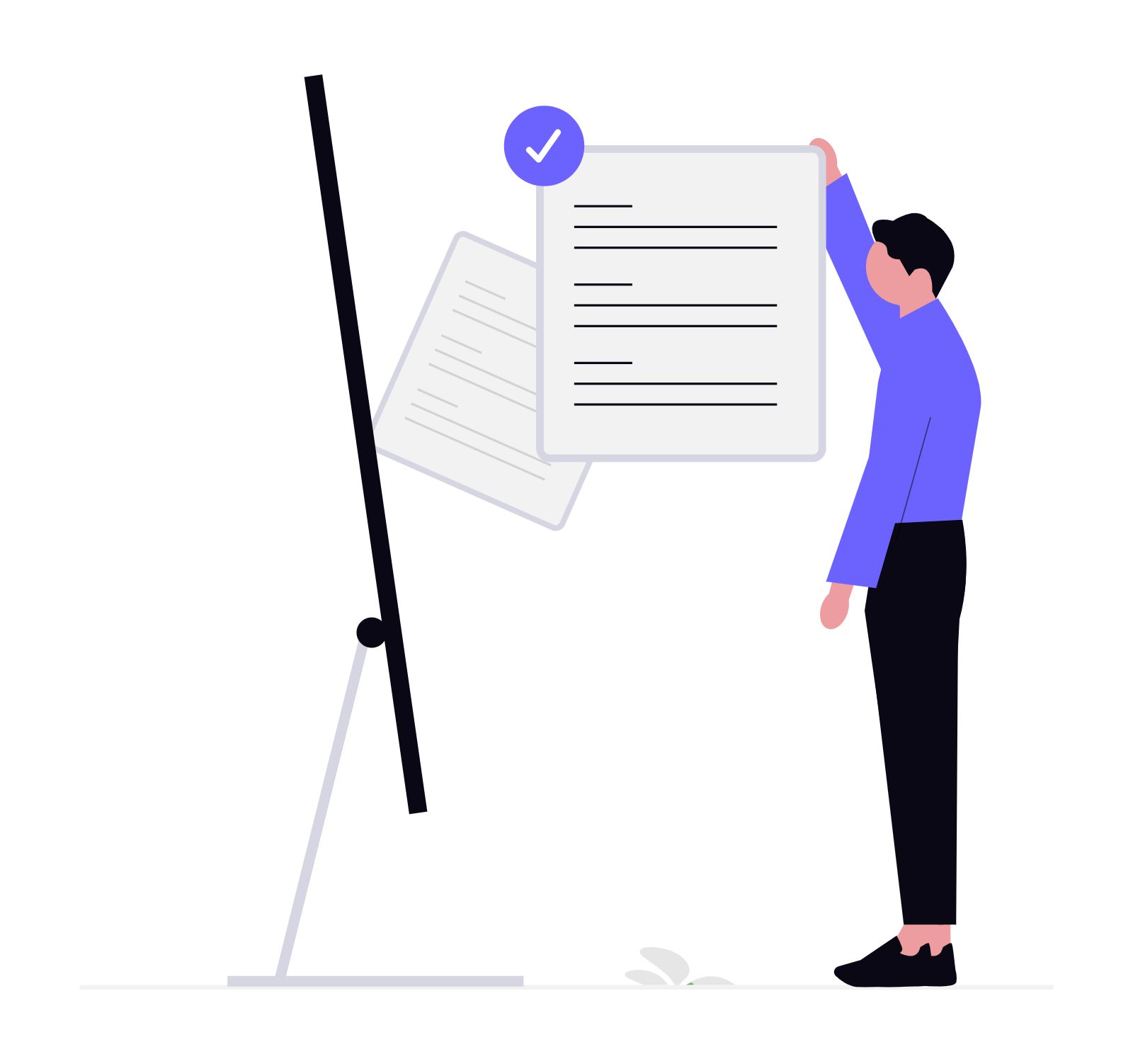 Illustration of automated process and efficiency.